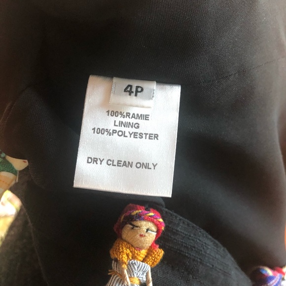 Rachel Antonoff Anthropologie black mini dress S - Picture 13 of 13